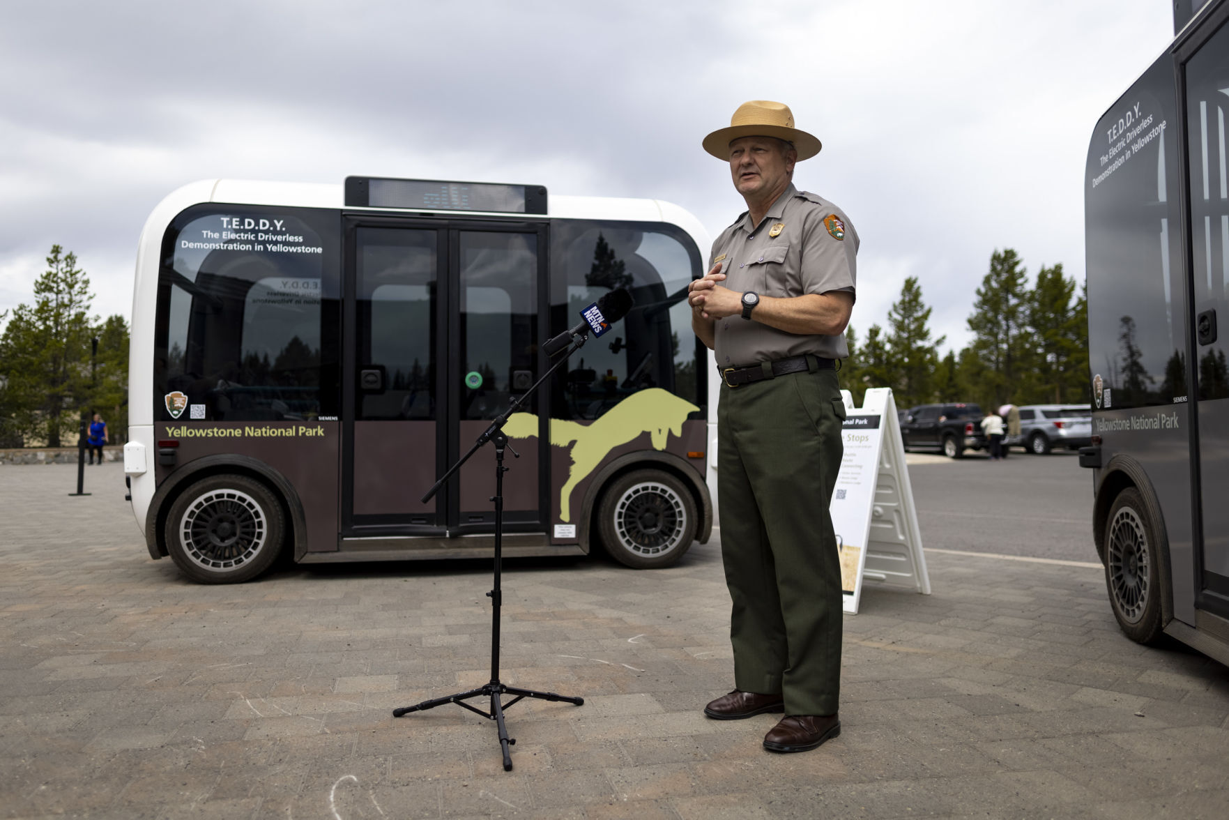 Yellowstone electric automated shuttles